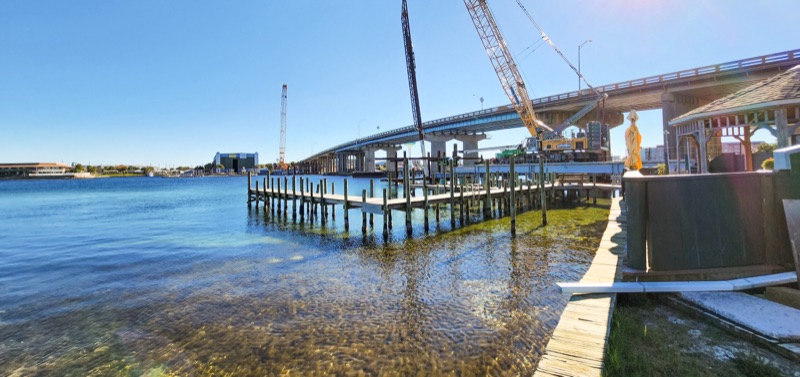 Brooks Bridge replacement construction