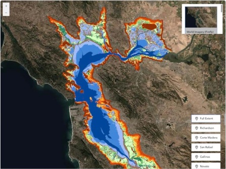 Baylands Habitat Map data visualization of San Francisco Bay